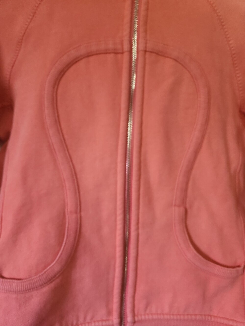 RARE Vintage Lululemon Special Edition "Travel" Scuba Hoodie Back Pocket Pink 8 - Picture 3 of 13